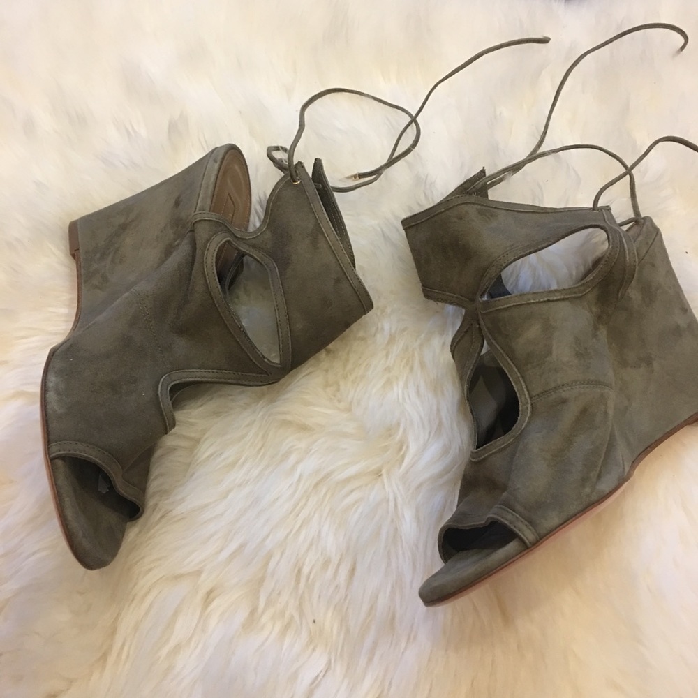 Brand New Aquazurra Sexy Wedge 85 💥